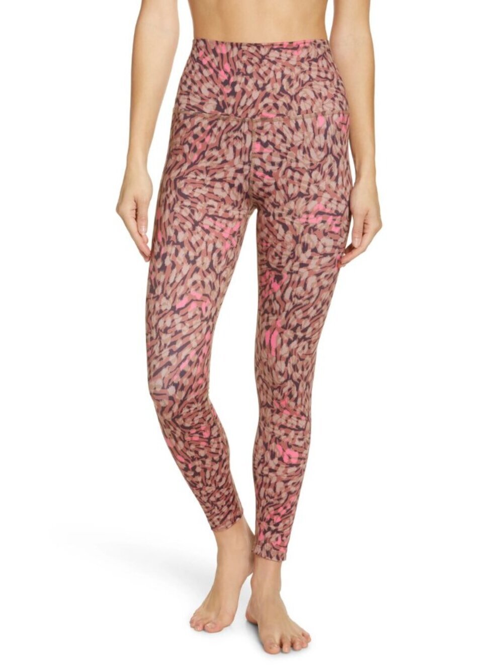 NWT BEYOND YOGA Lux Print High Waist Leggings Electric Cheetah Swirl Medium